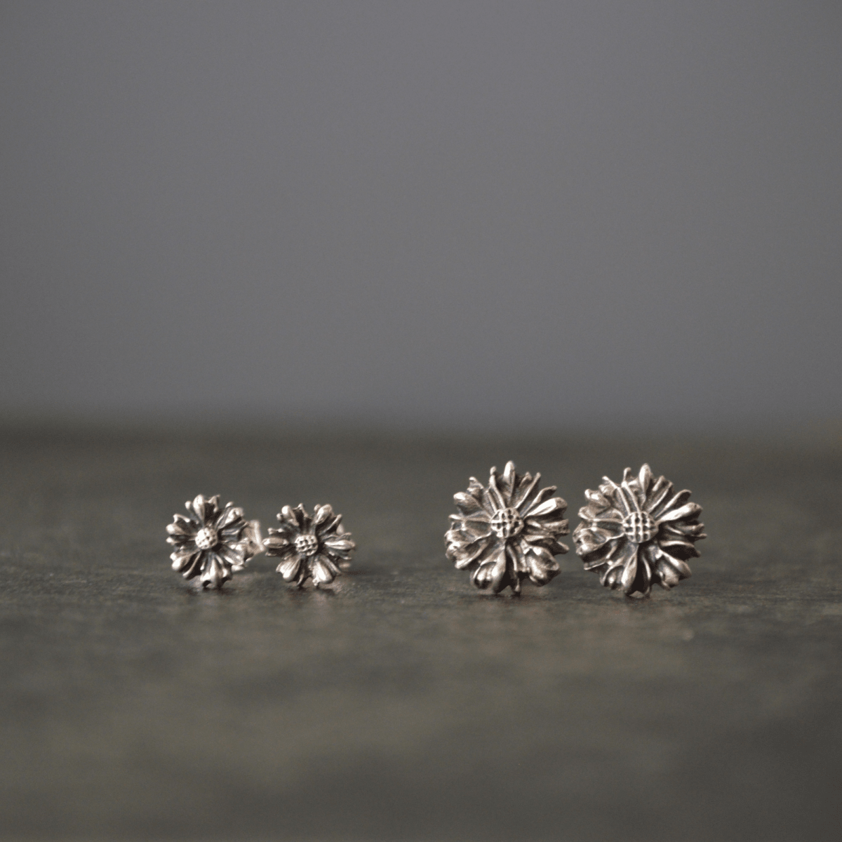 Aster Stud Earrings in Sterling Silver - Gayle Dowell