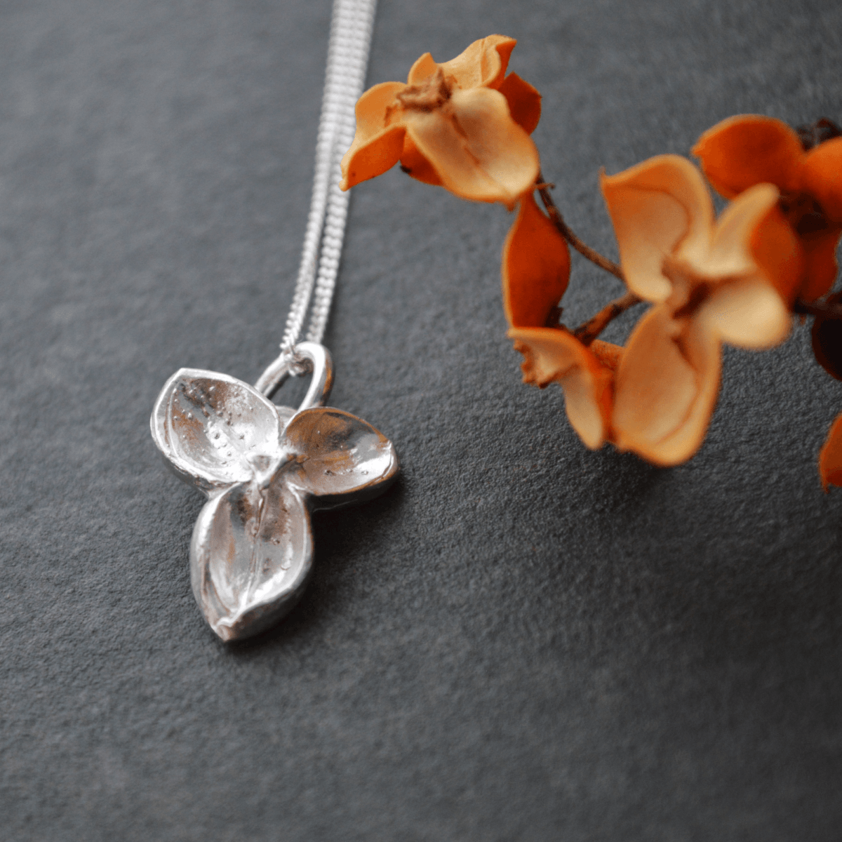 Bittersweet Pod Necklace in Sterling Silver - Gayle Dowell