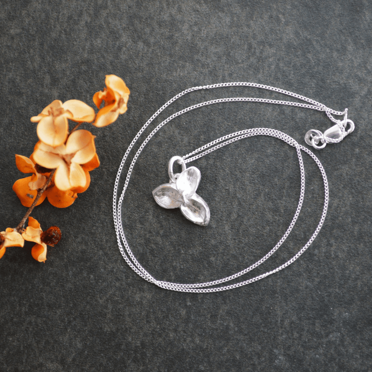 Bittersweet Pod Necklace in Sterling Silver - Gayle Dowell