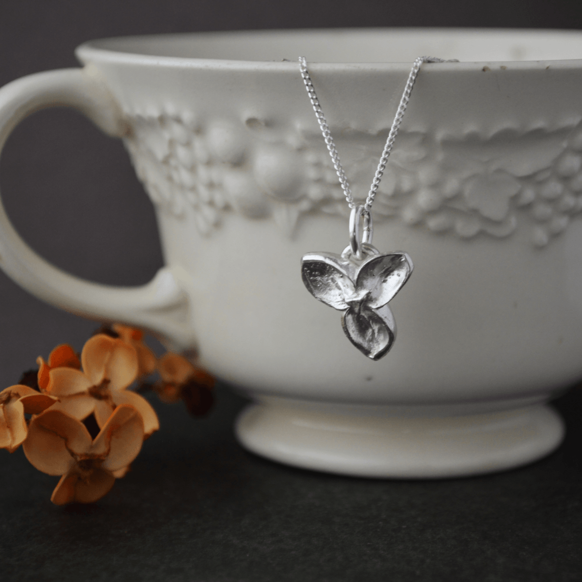 Bittersweet Pod Necklace in Sterling Silver - Gayle Dowell