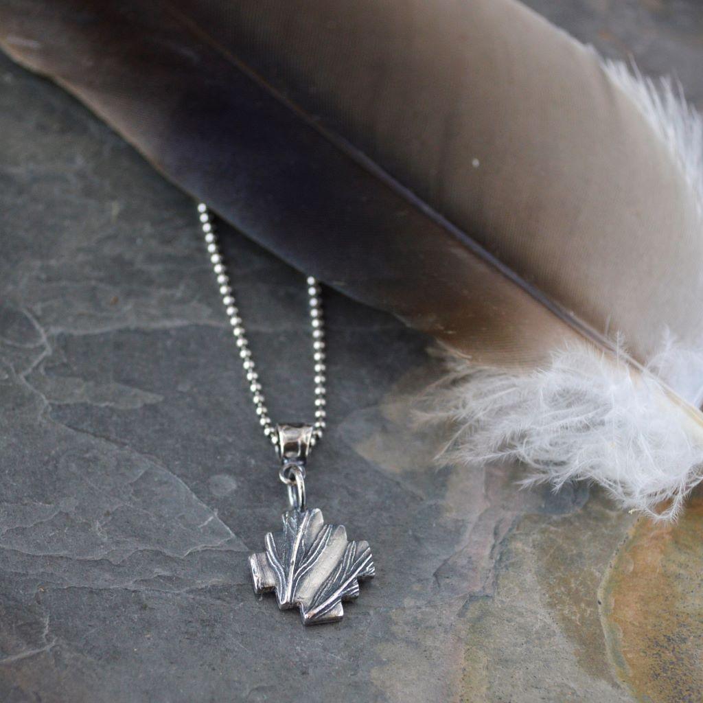 Sage Pendant, Southwest Style Cross Necklace in Silver - Gayle Dowell