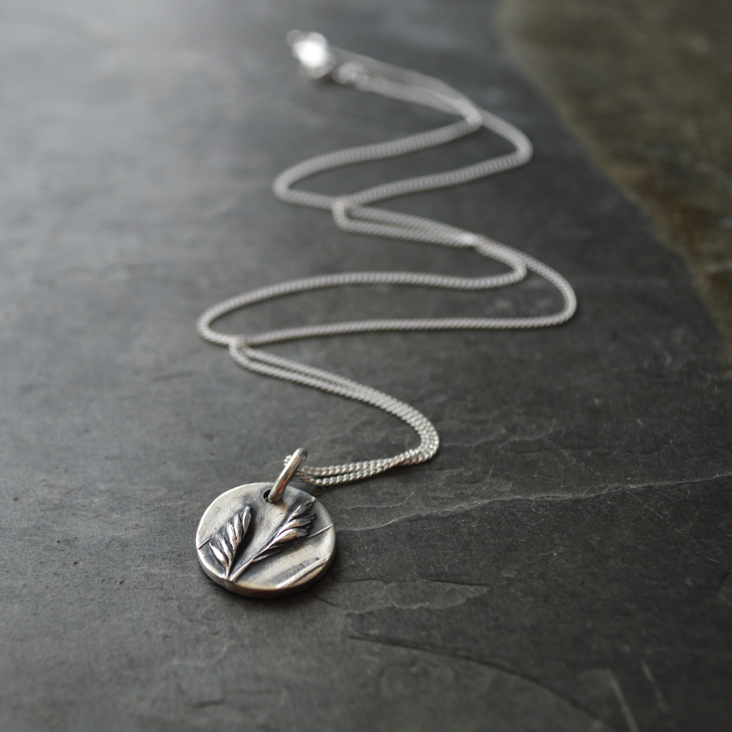 Buffalograss Prairie Pendant Necklace