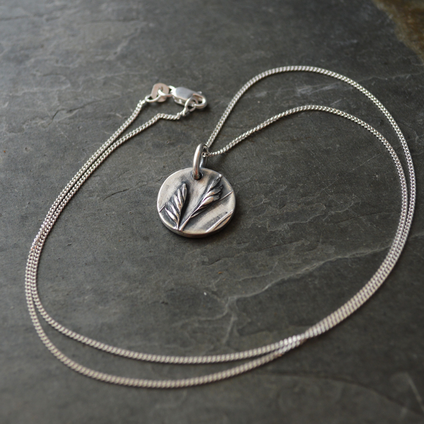 Buffalograss Prairie Pendant Necklace