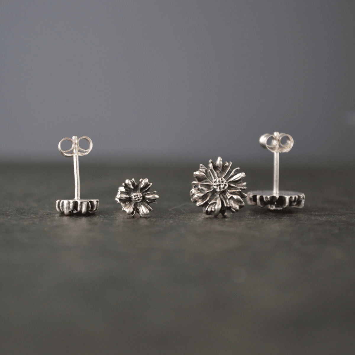 Aster Stud Earrings in Sterling Silver - Gayle Dowell