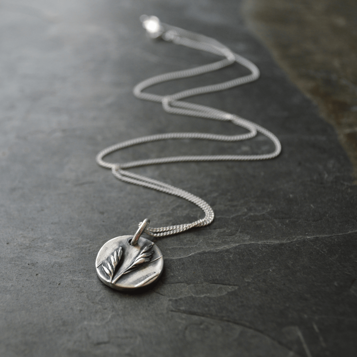 Buffalograss Prairie Pendant Necklace - Gayle Dowell