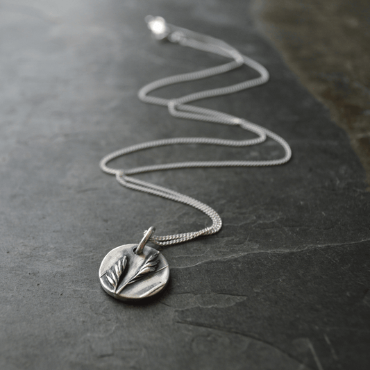 Buffalograss Prairie Pendant Necklace - Gayle Dowell