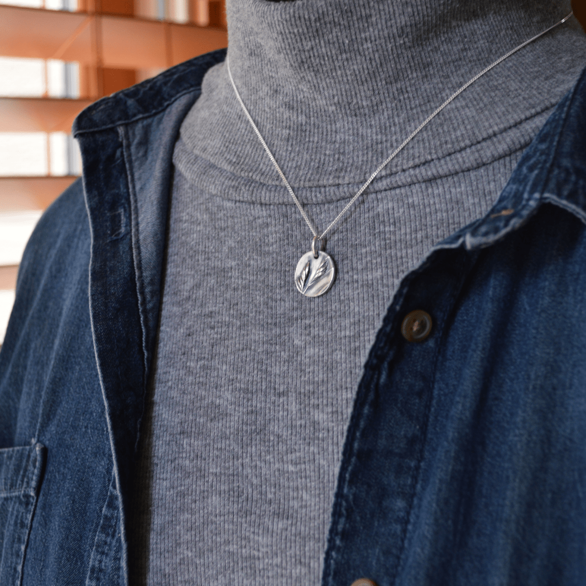 Buffalograss Prairie Pendant Necklace - Gayle Dowell