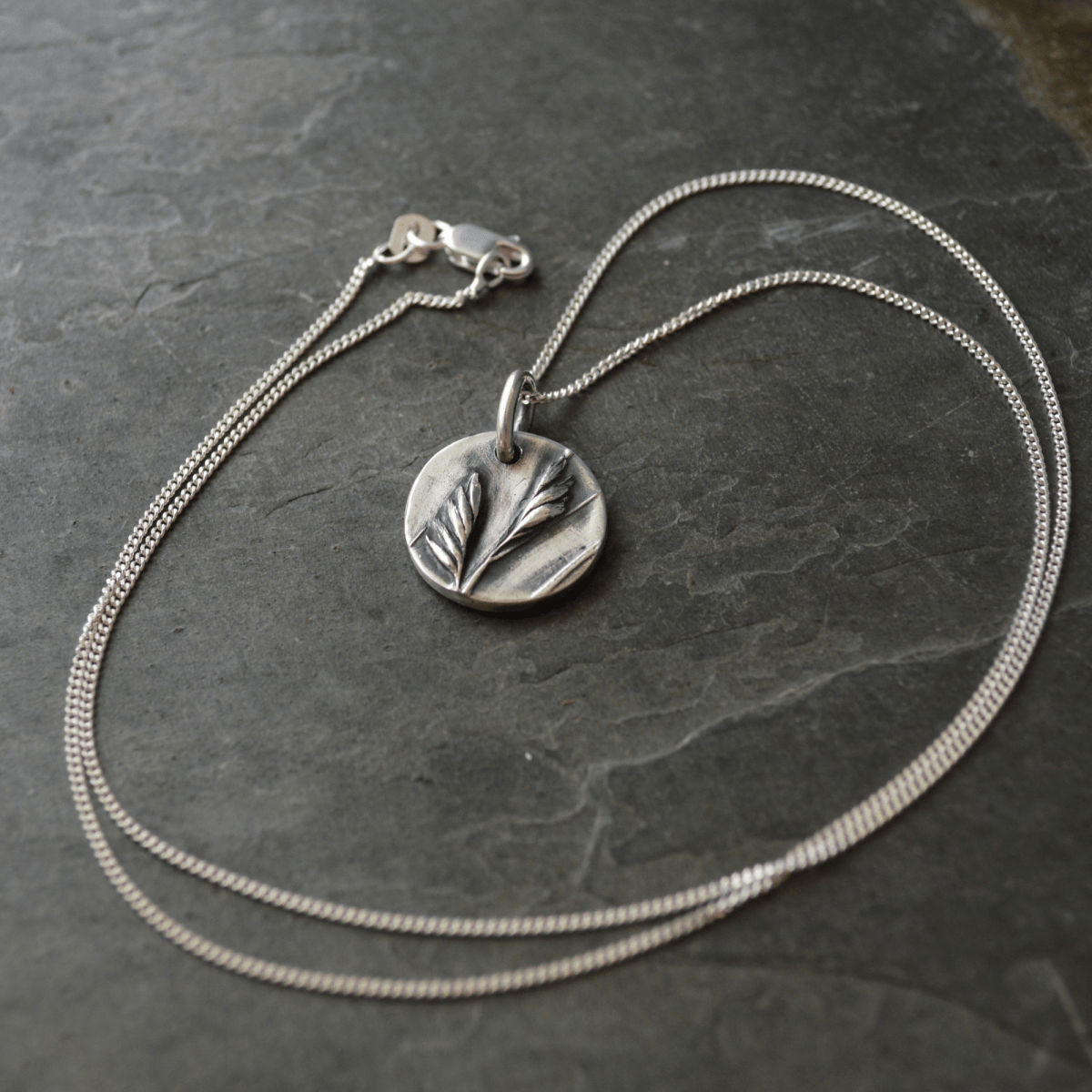 Buffalograss Prairie Pendant Necklace - Gayle Dowell
