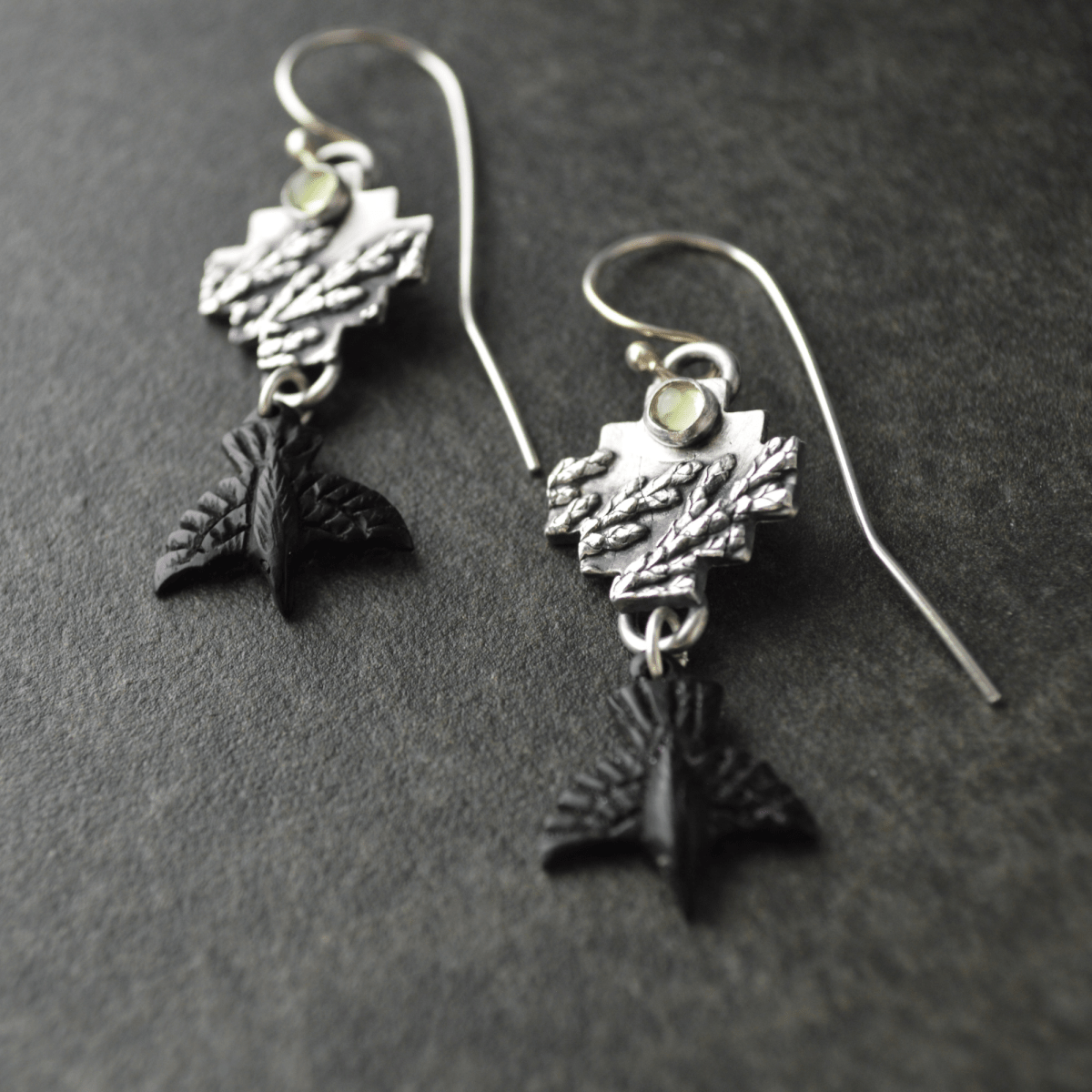Crows Among the Cedar Earrings - Gayle Dowell