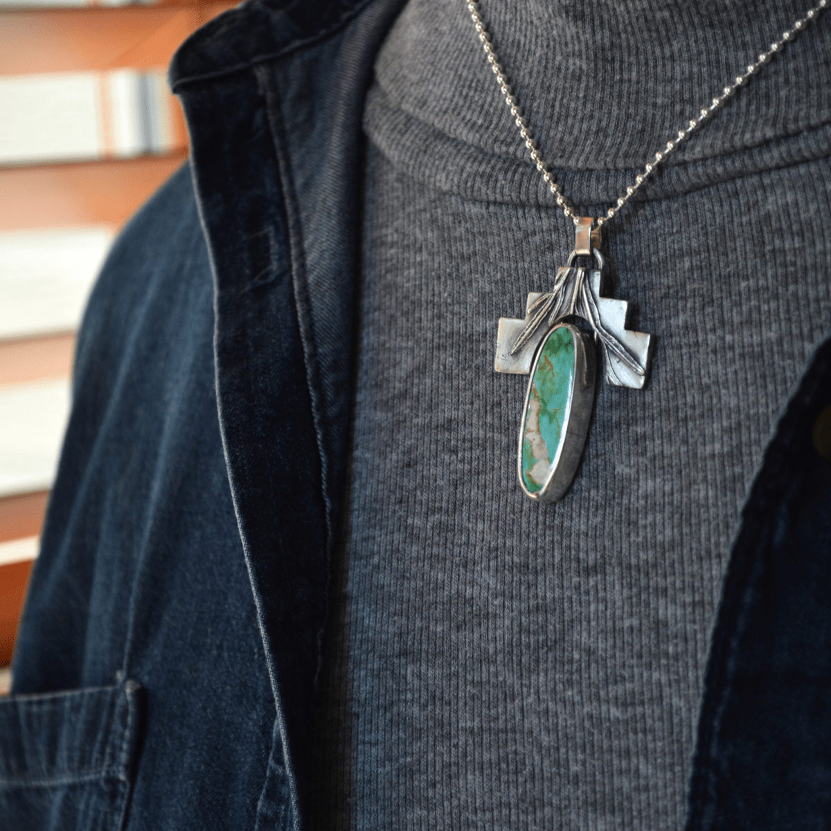 Sage and Royston Turquoise Necklace - Gayle Dowell