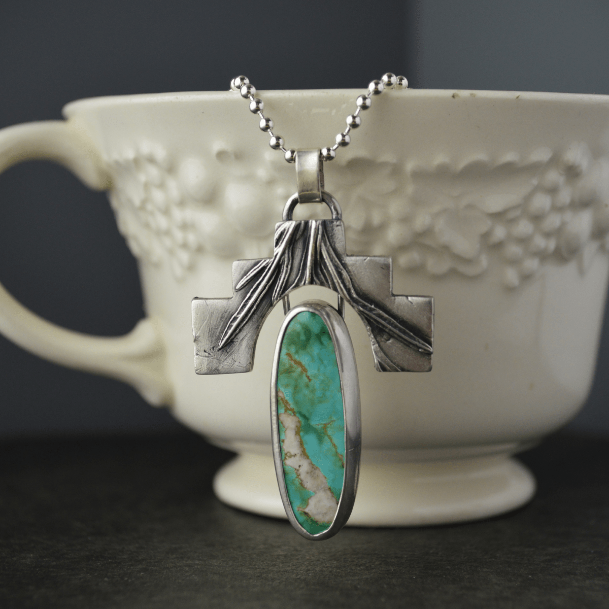 Sage and Royston Turquoise Necklace - Gayle Dowell