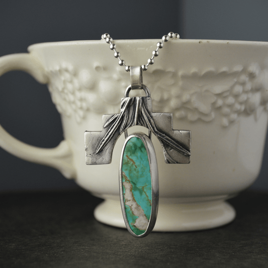 Sage and Royston Turquoise Necklace - Gayle Dowell