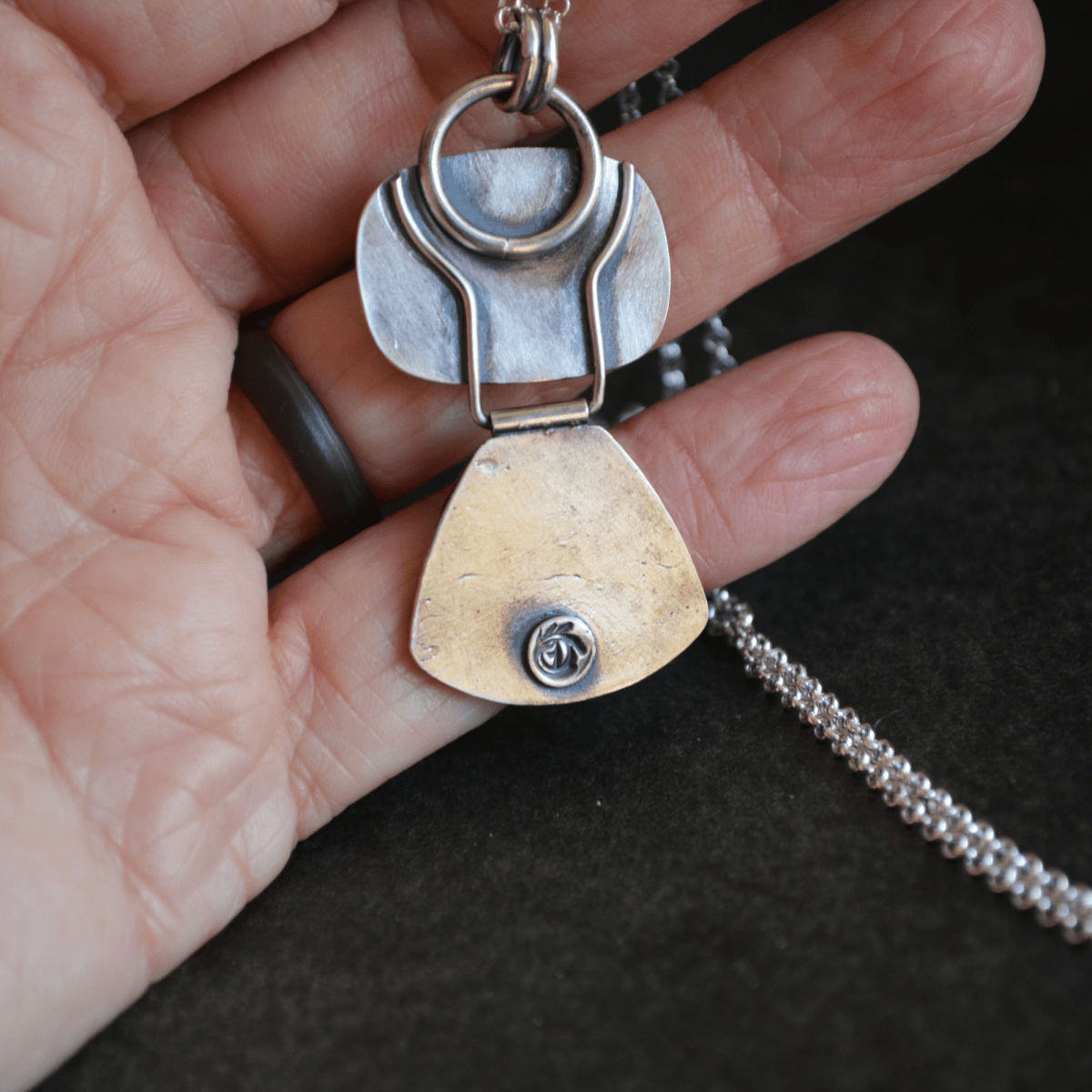 Switchgrass and Red Creek Jasper Necklace - Gayle Dowell