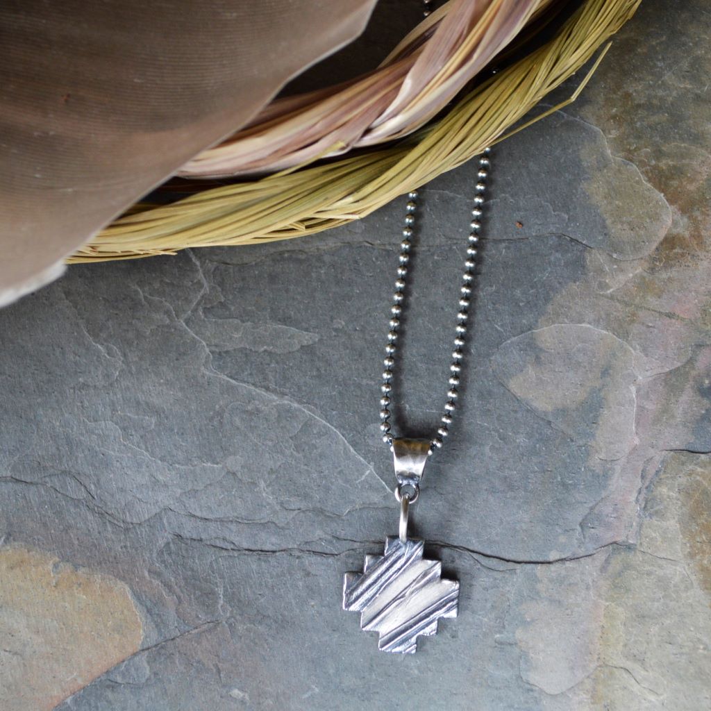 Sweetgrass Necklace, Southwest Style Cross - Gayle Dowell